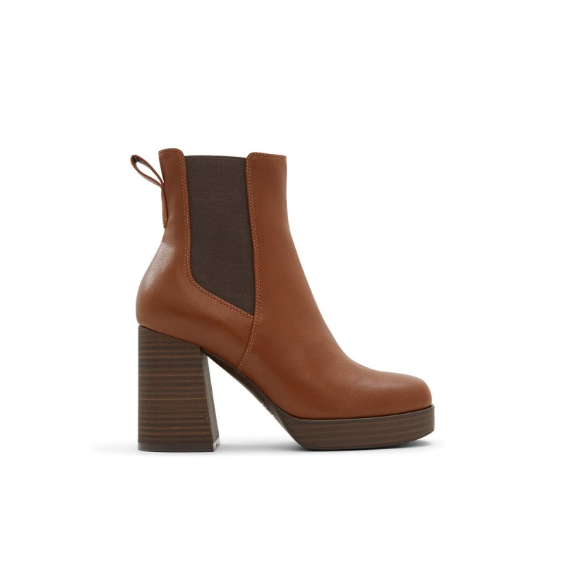 Botte Call It Spring Tate Cognac Femme | FHQ-4090421